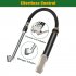 Air Tire Inflator With Pressure Gauge 120 PSI 6 Inch Dual Head Chuck 12 Inch Heavy Duty Rubber Hose 1 4 Inch NPT Internal Threaded Inlet black