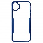 Air-bag Case Transparent Acrylic Shockproof Anti-scratch Protective Cover Compatible For Nothing Phone 1 blue