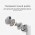 Air2S Bluetooth Headset Mini Wireless 5 1 Fingerprint Touch Earphones white