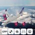 Airbus A380 747 RC Airplane 2 4G 3CH Fixed Wing Remote Control Aircraft Model with Motor A380