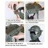 Airsoft Paintball Masks With Glasses Hunt Full Face Mask Outdoor Sports Nylon Strikeball Masks CP camouflage
