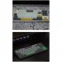 Ajazz Ak873 Keyboard 87 Keys Rgb Backlit Pbt Keycaps Bluetooth Wireless Gaming Keyboard white linear axis