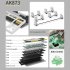 Ajazz Ak873 Keyboard 87 Keys Rgb Backlit Pbt Keycaps Bluetooth Wireless Gaming Keyboard white linear axis