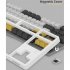 Ajazz Ak873 Keyboard 87 Keys Rgb Backlit Pbt Keycaps Bluetooth Wireless Gaming Keyboard white linear axis