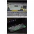 Ajazz Ak873 Keyboard 87 Keys Rgb Backlit Pbt Keycaps Bluetooth Wireless Gaming Keyboard gray linear axis