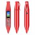 Ak007 Pen Type Mini Mobile Phone 0 96 Inch Screen Gsm Bluetooth Camera Dialer with Voice Recorder Silver