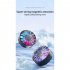 Al 06 Magnetic Mobile Phone Air cooled Radiator Semiconductor Peripheral Cooling Fan Cooler  magnetic Plug in Model  black