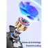 Al 06 Magnetic Mobile Phone Air cooled Radiator Semiconductor Peripheral Cooling Fan Cooler  magnetic Plug in Model  black