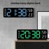 Alarm Clock LED Table Clocks LED Display Alarm Clock With Snooze Mode Electronic Desktop Clocks Home Decoration Clock For Bedroom Apartments Bedside Black shell