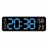 Alarm Clock LED Table Clocks LED Display Alarm Clock With Snooze Mode Electronic Desktop Clocks Home Decoration Clock For Bedroom Apartments Bedside Black shell