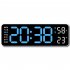 Alarm Clock LED Table Clocks LED Display Alarm Clock With Snooze Mode Electronic Desktop Clocks Home Decoration Clock For Bedroom Apartments Bedside White shell