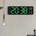 Alarm Clock LED Table Clocks LED Display Alarm Clock With Snooze Mode Electronic Desktop Clocks Home Decoration Clock For Bedroom Apartments Bedside Black shell