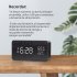 Alarm Clock Led Digital Wooden Usb aaa Powered Table Electronic Gadget Rectangular Desk Clocks With Temperature Humidity Voice Control Bamboo wood white charact
