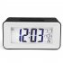 Alarm  Clock Plastic Mini Smart Voice activated Electronic Clock With Digital Display black