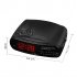 Alarm Clock Radio with AM FM Digital LED Display with Snooze  Battery Backup Function red
