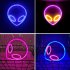 Alien Sign Desktop Lamp Nightstand Lamps USB Powered Night Light Hanging Alien Table Decoration For Living Room Bedroom Gaming Room Children s Room blue