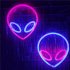 Alien Sign Desktop Lamp Nightstand Lamps USB Powered Night Light Hanging Alien Table Decoration For Living Room Bedroom Gaming Room Children s Room blue