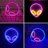 Alien Sign Desktop Lamp Nightstand Lamps USB Powered Night Light Hanging Alien Table Decoration For Living Room Bedroom Gaming Room Children s Room blue