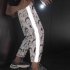 All Matching Unisex Hip Hop Sport Slacks Fashion Comic Pattern Ninth Pants black 2XL