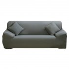 All Season Elastic Full wrap Anti slip Sofa Cover Home Decoration gray Four people 235 310cm  90