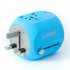 All in One Universal Travel Adapter AC Power Plug Adapter UK  EU  AU  US with QC3 0 USB Charger  International Power Socket