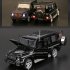 Alloy Car Model Ornaments Compatible for Brabus G Simulation Pull Back Car Toy Children Gifts Pink Boxed