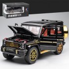 Alloy Car Model Ornaments Compatible for Brabus G Simulation Pull Back Car Toy