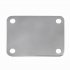 Alloy Neck Plate with 4 Screws Replacement Part for Electric Guitar Bass black