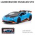 Alloy Simulation 1 24 Sports Car  Model Colored Children Metal Pull back Toy Home Collection Ornaments Holiday Gifts  bracket Box  Blue