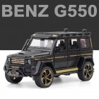 Alloy Simulation  Car  Toy 1:32 G550 Adventure Edition Alloy Off-road Car Model Children Toys Study Living Room Collection Ornaments Black