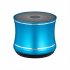 Alloy Speaker Metal Card Speaker Mini Subwoofer Portable Outdoor Wireless Speaker For Camping House Office Travel red