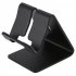 Alloy Steel Table Phone Holder Metal Anti slip Cell Phone Holders Desk Mount Phone Stand for Phone black