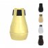 Alto Tenor Trombone Mute Lightweight Straight Mute Muffler Silencer Parts For Stage Performance Practice Wood color