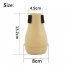 Alto Tenor Trombone Mute Lightweight Straight Mute Muffler Silencer Parts For Stage Performance Practice gold