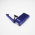 Aluminium Alloy Ejection Holder Portable Automatic Cigarette Case Windproof Metal Smoke Boxes blue JDYH006