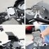 Aluminium Alloy Motorcycle Modified Phone Holder Cool Styling 360   Rotation Bracket black