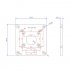 Aluminium Router Table Insert Plate Woodworking Benches Wood Router Trimmer Models for RT0700C Red