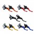 Aluminum 7 8  22mm Motorcycle Brake Clutch Master Cylinder Reservoir Hydraulic Lever Titanium