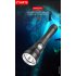 Aluminum Alloy 3 XHP70 Strong Light Diving  Flashlight Dive Torch Light Rechargeable D100 flashlight  without battery 