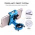 Aluminum Alloy 360 Degree Rotation Bike Bicycle Handlebar Stand Mount Holder for Mobile Cell Phone Gold 360 degree rotation