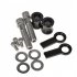Aluminum Alloy Air Cleaner Intake Filter System Kit for  Sportster XL883 1200 Black