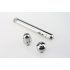 Aluminum Alloy Anal Douche Shower Cleaning Enemator with 3 Styles Head Plug Enema Metal Anal Cleaner Butt Plugs  Washer