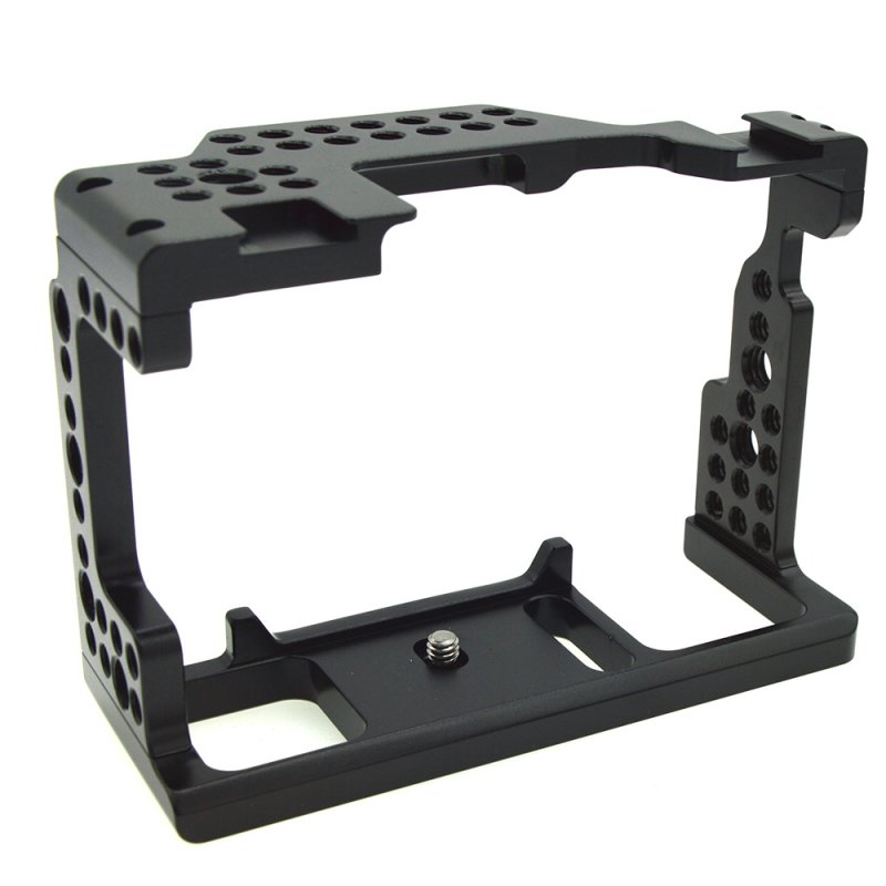 Aluminum Alloy Camera Cage Video Stabilizer for Sony A7II/A7III/A7SII/A7M3/A7RII Camera black