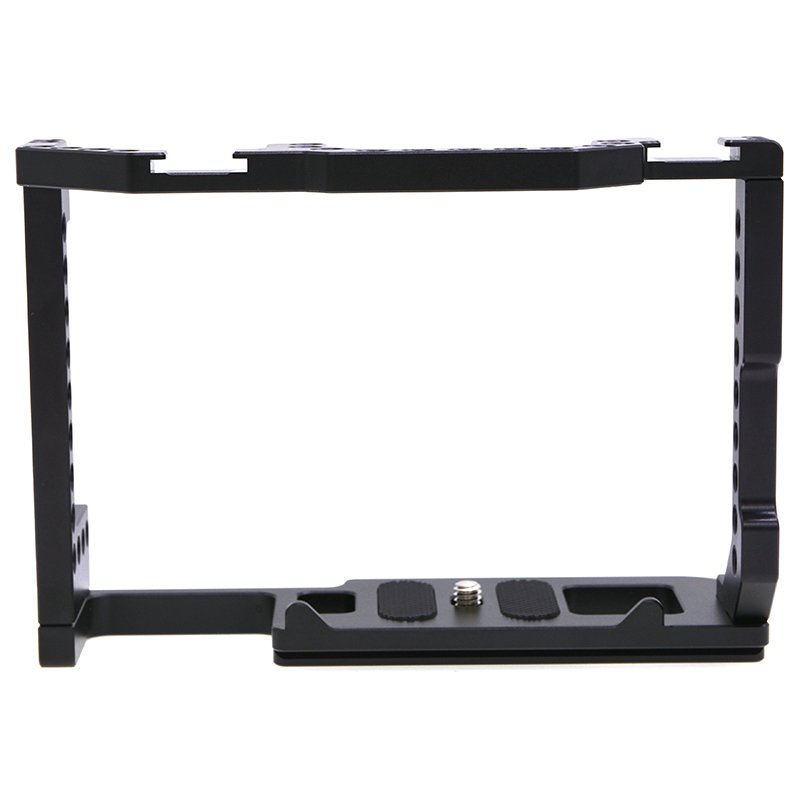 Aluminum Alloy Camera Cage Compatible for Canon EOS 90D/80D/70D: black