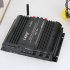 Aluminum Alloy Car Home Power  Amplifier 269s Four channel Bluetooth compatible  bluetooth compatible 269s us Plug 12v5a Power Supply  black