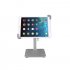 Aluminum Alloy Desk Tablet Stand Stable Cellphone Display Base Adjustable Bracket Holder Compatible for iPad silver