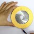Aluminum Alloy Drawing Circles Geometric Tool Adjustable Diameter Circular Drawing Stencil Ring Ruler Gold