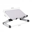 Aluminum Alloy <span style='color:#F7840C'>Laptop</span> Portable Foldable Adjustable <span style='color:#F7840C'>Laptop</span> Desk Computer Table Stand Tray Notebook PC Folding Desk Table Standard white