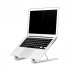 Aluminum Alloy Laptop Stand Adjustable Folding Portable Holder for Notebook Computer Bracket Lifting Cooling Holder  Silver grey