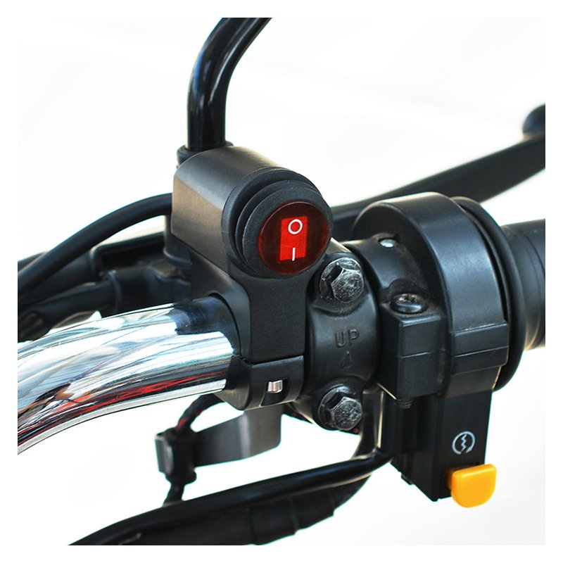 Aluminum Alloy Motorcycle Handlebar  Headlight  Switch Waterproof On/off Fog Spot Light Switch As picture show